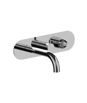 Fratelli Frattini 12518SV3 parte esterna visibile monocomando vasca incasso con deviatore 3 vie con bocca di erogazione serie PEPE XLS
