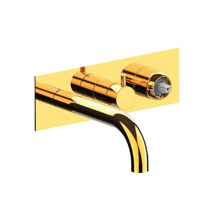 Fratelli Frattini 12528SV3 parte esterna visibile monocomando vasca incasso con deviatore 3 vie con bocca di erogazione serie PEPE XLS
