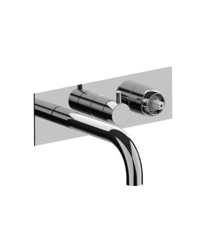 Fratelli Frattini 12528ASV3 parte esterna visibile monocomando vasca incasso con deviatore 3 vie con bocca di erogazione serie PEPE XLS