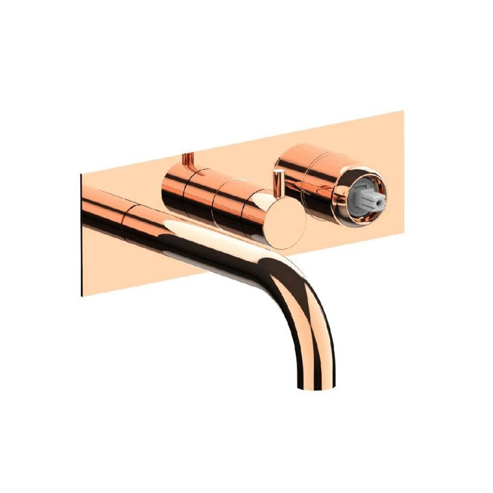 Fratelli Frattini 12528ASV3 parte esterna visibile monocomando vasca incasso con deviatore 3 vie con bocca di erogazione serie PEPE XLS