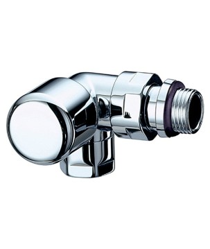 Far 0102 valvola termostatizzabile lucida-cromata angolo DX attacco tubo rame plastica e multistrato serie TOPFAR