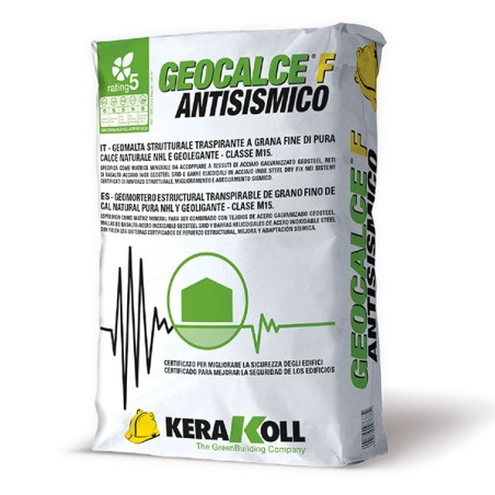 Kerakoll GEOCALCE F ANTISISMICO rinforzo strutturale grana fine 25 KG Grigio