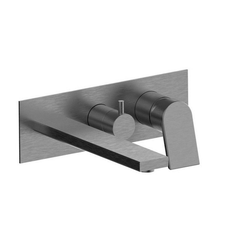 Fratelli Frattini 74528V3 parte esterna visibile monocomando vasca incasso con deviatore 3 vie con bocca di erogazione serie GINTONIC Fratelli Frattini 74528V3 parte esterna visibile monocomando vasca incasso con deviatore 3 vie con bocca di erogazione serie GINTONIC