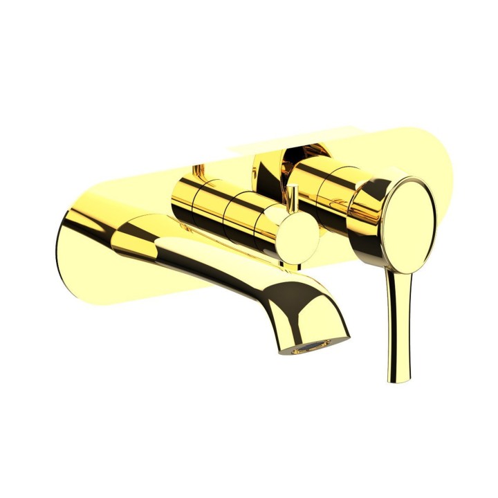Fratelli Frattini 58518V3 parte esterna visibile monocomando vasca incasso con deviatore 3 vie con bocca di erogazione serie DELIZIA Fratelli Frattini 58518V3 parte esterna visibile monocomando vasca incasso con deviatore 3 vie con bocca di erogazione serie DELIZIA