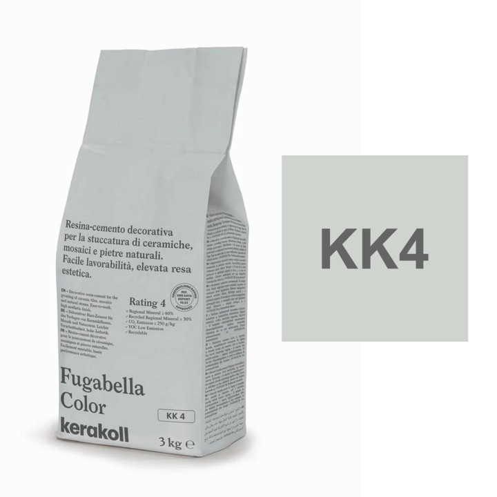 Kerakoll FUGABELLA COLOR stucco resina cemento piastrelle mosaici marmi 3 KG