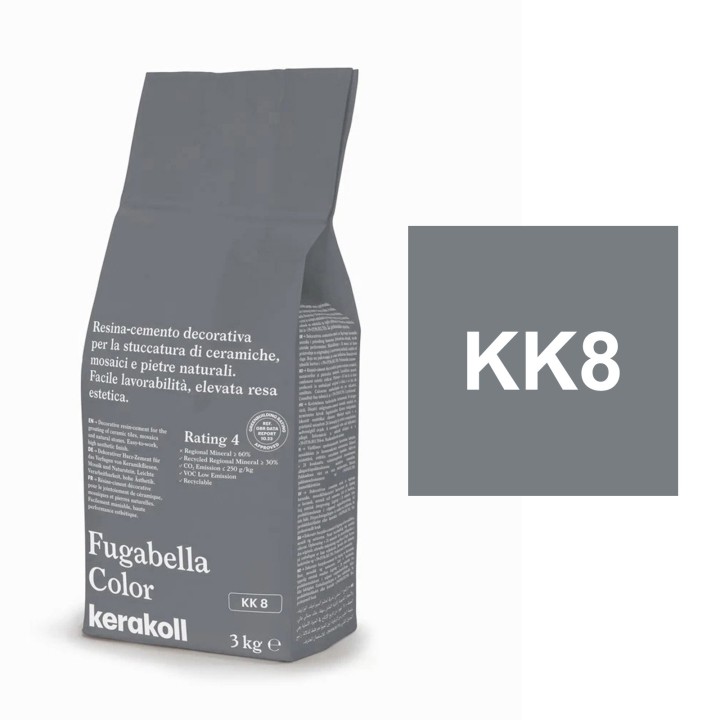 Kerakoll FUGABELLA COLOR stucco resina cemento piastrelle mosaici marmi 3 KG Kerakoll FUGABELLA COLOR stucco resina cemento piastrelle mosaici marmi 3 KG