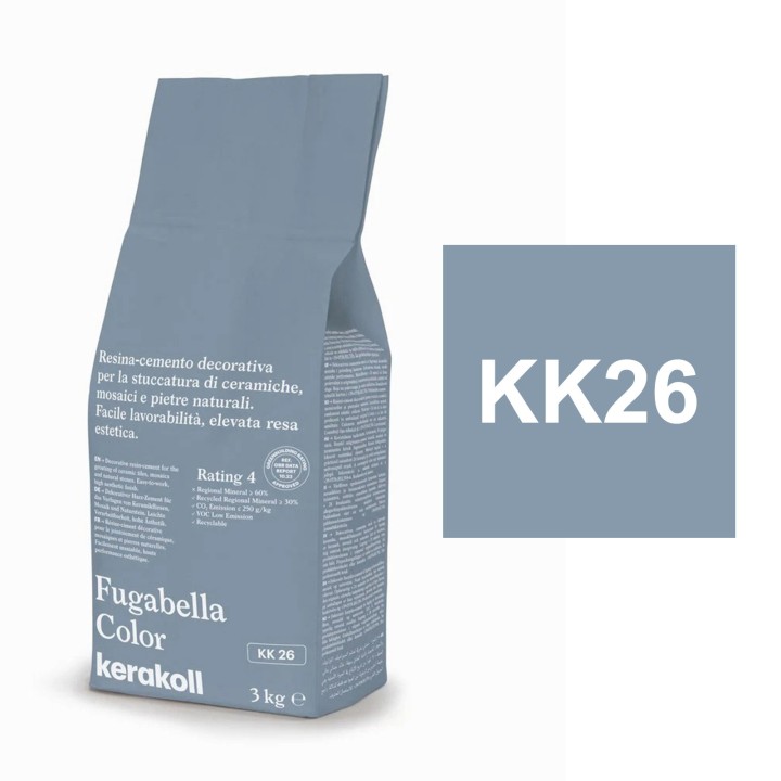 Kerakoll FUGABELLA COLOR stucco resina cemento piastrelle mosaici marmi 3 KG Kerakoll FUGABELLA COLOR stucco resina cemento piastrelle mosaici marmi 3 KG