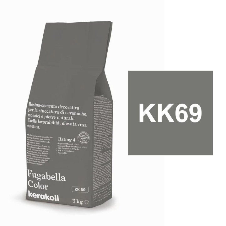 Kerakoll FUGABELLA COLOR stucco resina cemento piastrelle mosaici marmi 3 KG Kerakoll FUGABELLA COLOR stucco resina cemento piastrelle mosaici marmi 3 KG