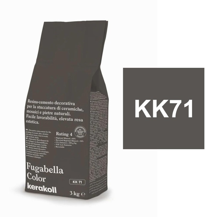 Kerakoll FUGABELLA COLOR stucco resina cemento piastrelle mosaici marmi 3 KG Kerakoll FUGABELLA COLOR stucco resina cemento piastrelle mosaici marmi 3 KG