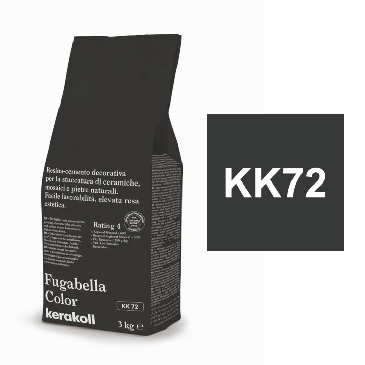 Kerakoll FUGABELLA COLOR stucco resina cemento piastrelle mosaici marmi 3 KG Kerakoll FUGABELLA COLOR stucco resina cemento piastrelle mosaici marmi 3 KG