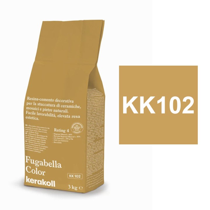 Kerakoll FUGABELLA COLOR stucco resina cemento piastrelle mosaici marmi 3 KG Kerakoll FUGABELLA COLOR stucco resina cemento piastrelle mosaici marmi 3 KG
