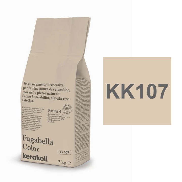 Kerakoll FUGABELLA COLOR stucco resina cemento piastrelle mosaici marmi 3 KG Kerakoll FUGABELLA COLOR stucco resina cemento piastrelle mosaici marmi 3 KG