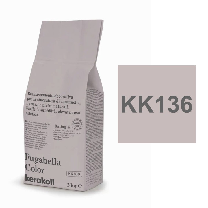 Kerakoll FUGABELLA COLOR stucco resina cemento piastrelle mosaici marmi 3 KG Kerakoll FUGABELLA COLOR stucco resina cemento piastrelle mosaici marmi 3 KG