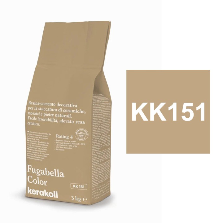 Kerakoll FUGABELLA COLOR stucco resina cemento piastrelle mosaici marmi 3 KG Kerakoll FUGABELLA COLOR stucco resina cemento piastrelle mosaici marmi 3 KG