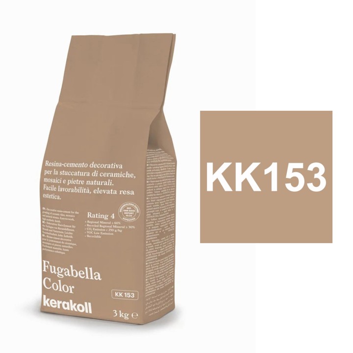 Kerakoll FUGABELLA COLOR stucco resina cemento piastrelle mosaici marmi 3 KG