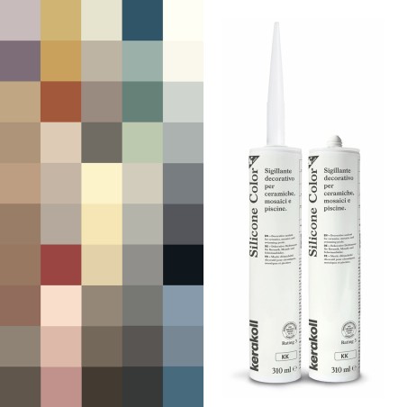 Kerakoll SILICONE COLOR sigillante decorativo piastrelle e mosaici 310 ML