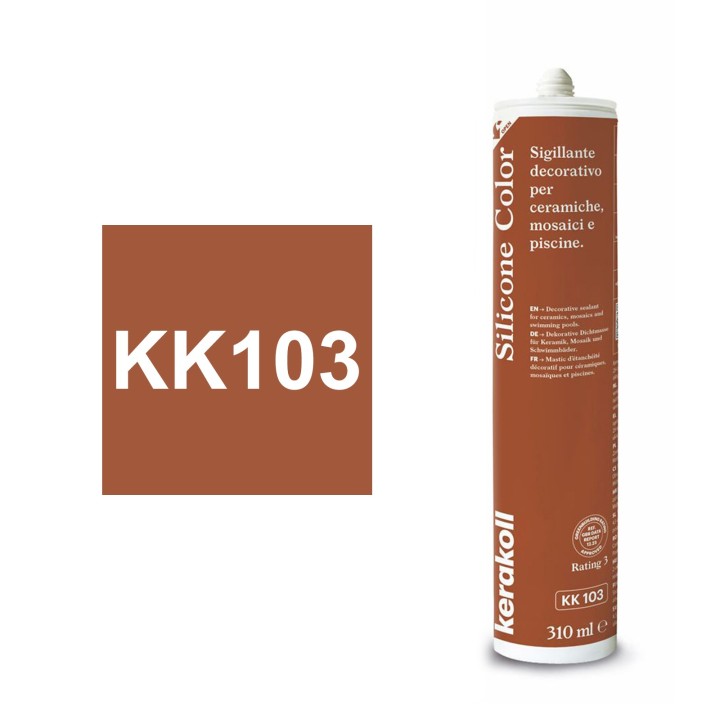 Kerakoll SILICONE COLOR sigillante decorativo piastrelle e mosaici 310 ML Kerakoll SILICONE COLOR sigillante decorativo piastrelle e mosaici 310 ML