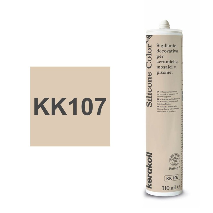 Kerakoll SILICONE COLOR sigillante decorativo piastrelle e mosaici 310 ML Kerakoll SILICONE COLOR sigillante decorativo piastrelle e mosaici 310 ML