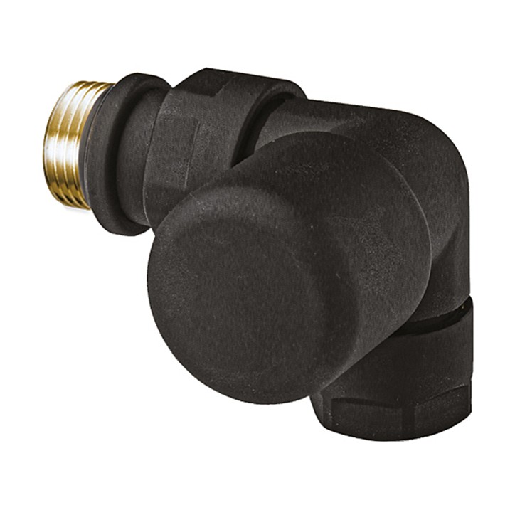 Far 0151 12P valvola termostatizzabile nera ad angolo SX attacco tubo rame plastica e multistrato serie TOPFAR 1/2" Far 0151 12P valvola termostatizzabile nera ad angolo SX attacco tubo rame plastica e multistrato serie TOPFAR 1/2"