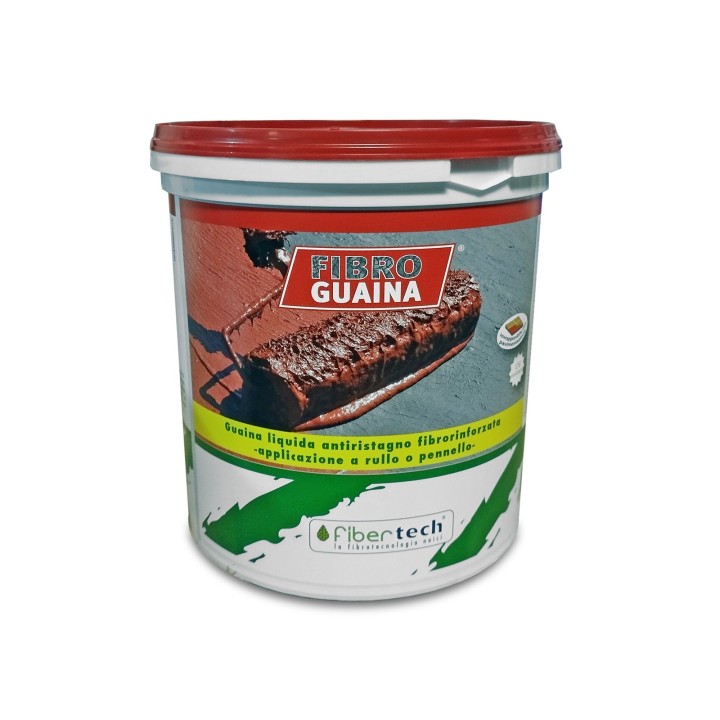 Naici FIBROGUAINA ROSSA guaina liquida impermeabilizzante fibrorinforzata antiristagno