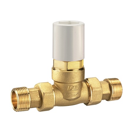 Far 2021 valvola di by-pass differenziale gialla diritta attacchi M-M 3/4"