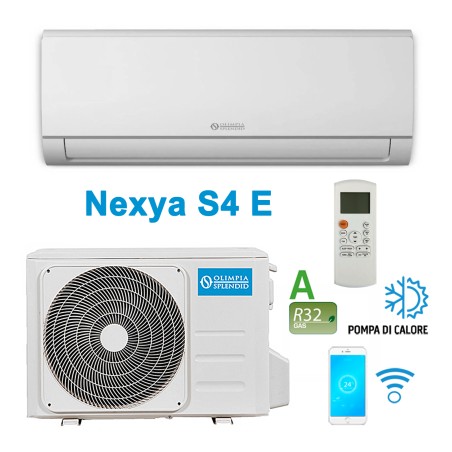 Olimpia Splendid NEXYA S4 E condizionatore climatizzatore Inverter R32 Wifi A++