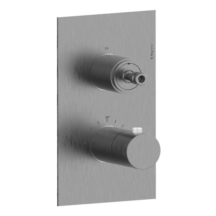 Fratelli Frattini 55712SV2 parte esterna visibile miscelatore incasso doccia termostatico 2 vie piastra ottone Fratelli Frattini 55712SV2 parte esterna visibile miscelatore incasso doccia termostatico 2 vie piastra ottone