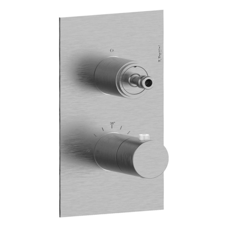 Fratelli Frattini 55712SV2 parte esterna visibile miscelatore incasso doccia termostatico 2 vie piastra ottone Fratelli Frattini 55712SV2 parte esterna visibile miscelatore incasso doccia termostatico 2 vie piastra ottone