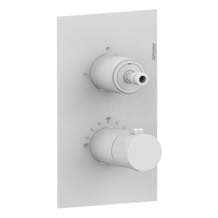 Fratelli Frattini 55712SV2 parte esterna visibile miscelatore incasso doccia termostatico 2 vie piastra ottone Fratelli Frattini 55712SV2 parte esterna visibile miscelatore incasso doccia termostatico 2 vie piastra ottone