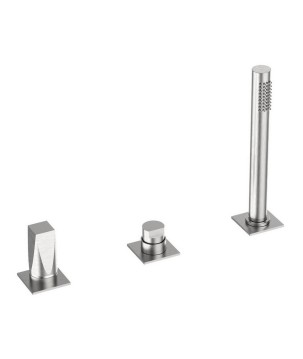 Fratelli Frattini 49028 batteria bordo vasca monocomando senza bocca serie ALINE
