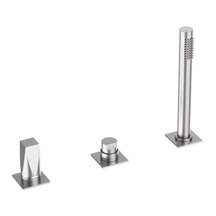 Fratelli Frattini 49028 batteria bordo vasca monocomando senza bocca serie ALINE Fratelli Frattini 49028 batteria bordo vasca monocomando senza bocca serie ALINE