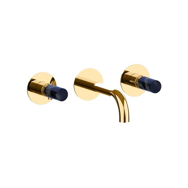 Fratelli Frattini 12036BL batteria lavabo a parete senza scarico completo serie PEPE M STYLE Fratelli Frattini 12036BL batteria lavabo a parete senza scarico completo serie PEPE M STYLE