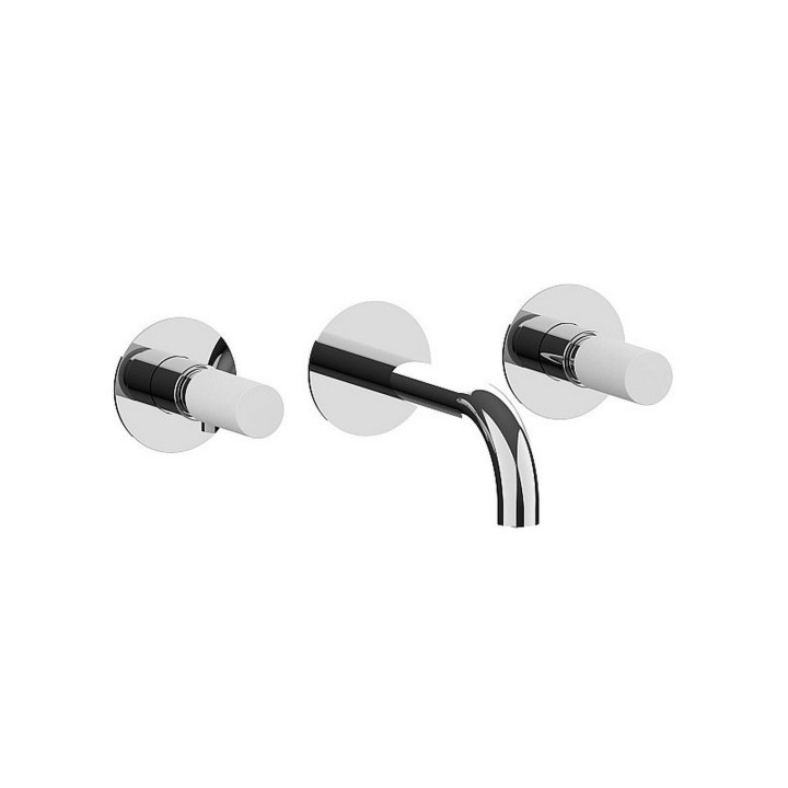 Fratelli Frattini 12036BM batteria lavabo a parete senza scarico completo serie PEPE M STYLE Fratelli Frattini 12036BM batteria lavabo a parete senza scarico completo serie PEPE M STYLE