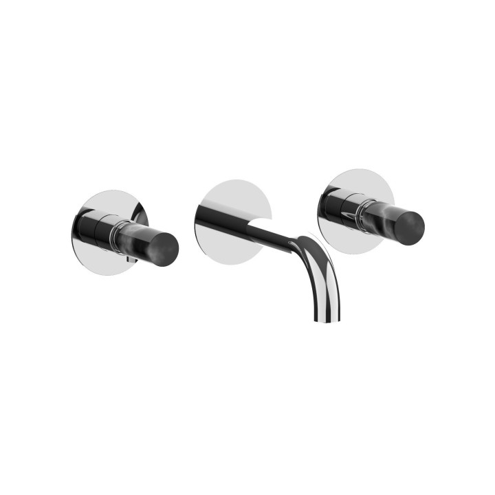 Fratelli Frattini 12036NP batteria lavabo a parete senza scarico completo serie PEPE M STYLE Fratelli Frattini 12036NP batteria lavabo a parete senza scarico completo serie PEPE M STYLE