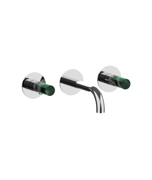 Fratelli Frattini 12036VM batteria lavabo a parete senza scarico completo serie PEPE M STYLE