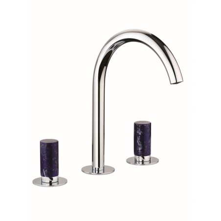 Fratelli Frattini 12068BL batteria lavabo con bocca alta fissa senza scarico serie PEPE M STYLE