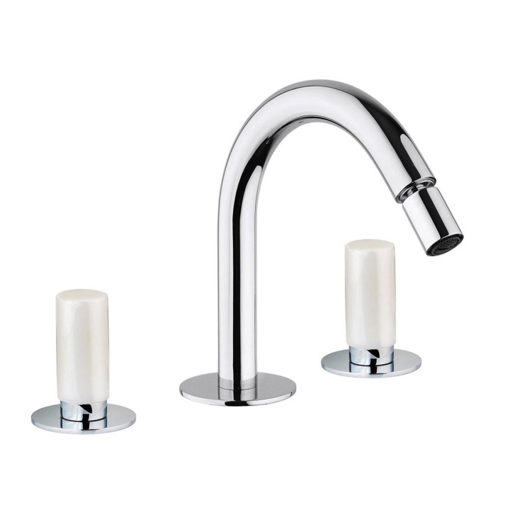 Fratelli Frattini 12104BM batteria bidet con bocca alta fissa senza scarico serie PEPE M STYLE Fratelli Frattini 12104BM batteria bidet con bocca alta fissa senza scarico serie PEPE M STYLE
