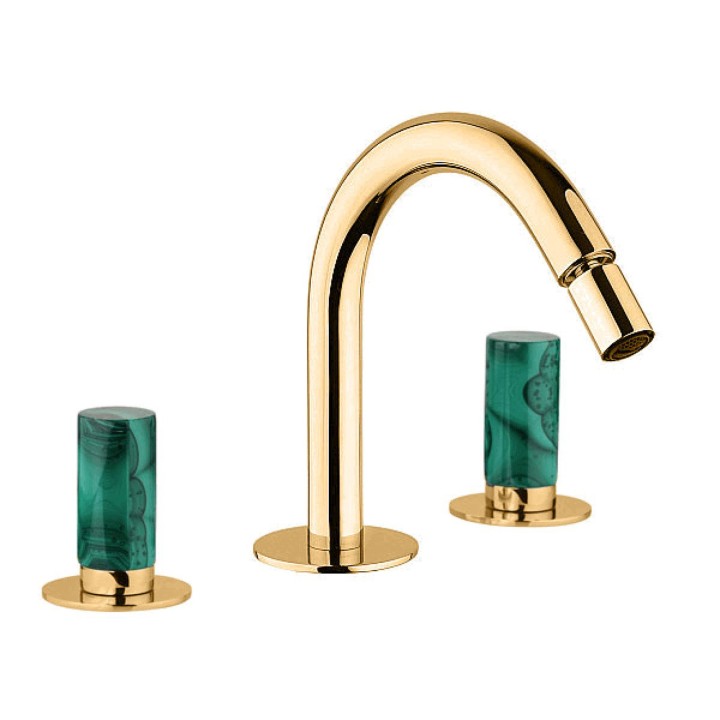 Fratelli Frattini 12104VM batteria bidet con bocca alta fissa senza scarico serie PEPE M STYLE Fratelli Frattini 12104VM batteria bidet con bocca alta fissa senza scarico serie PEPE M STYLE