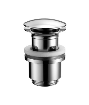 Fratelli Frattini 94084 piletta push con troppo pieno H 75 mm