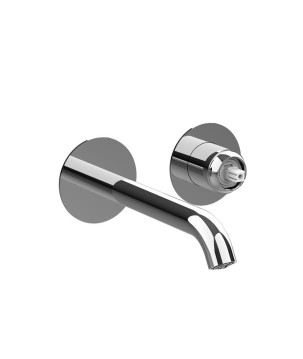 Fratelli Frattini 12539S parte esterna visibile batteria lavabo a parete senza scarico serie PEPE XLS