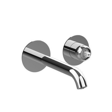 Fratelli Frattini 12539S parte esterna visibile batteria lavabo a parete senza scarico serie PEPE XLS