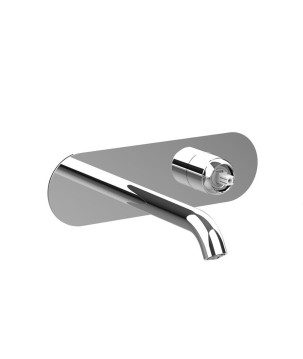 Fratelli Frattini 12532AS parte esterna visibile batteria lavabo a parete senza scarico serie PEPE XLS