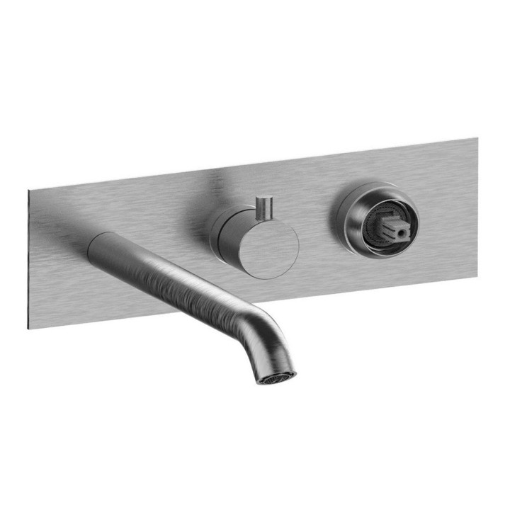 Fratelli Frattini 69528SV2 parte esterna visibile monocomando vasca incasso con deviatore a dischi ceramici a 2 vie con bocca di erogazione serie PEPE XLS 316 Fratelli Frattini 69528SV2 parte esterna visibile monocomando vasca incasso con deviatore a dischi ceramici a 2 vie con bocca di erogazione serie PEPE XLS 316