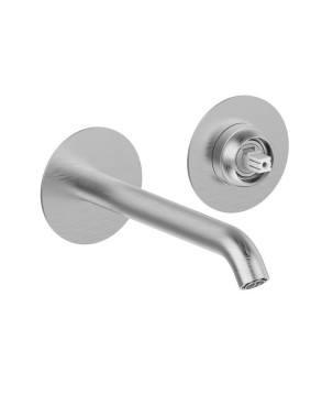 Fratelli Frattini 69537AS parte esterna visibile batteria lavabo a parete senza scarico serie PEPE XLS 316