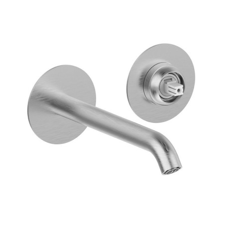 Fratelli Frattini 69537BS parte esterna visibile batteria lavabo a parete senza scarico serie PEPE XLS 316