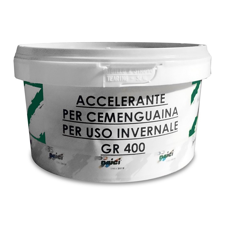 Naici ACCELERANTE di presa per sistemi Cemenguaina per uso invernale 400 GR