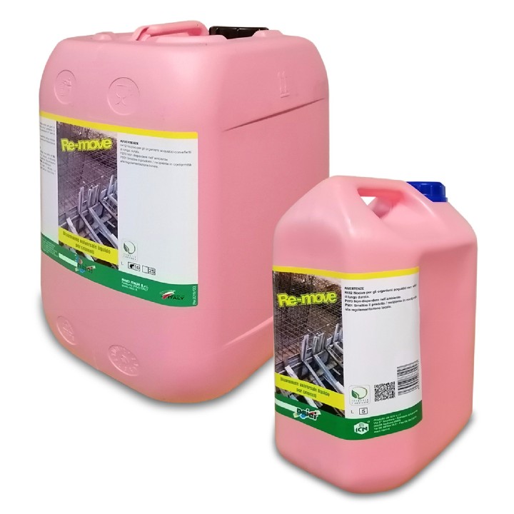 Naici RE-MOVE trattamento di casseforme per distacco cementi faccia vista Naici RE-MOVE trattamento di casseforme per distacco cementi faccia vista