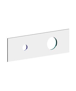 Fratelli Frattini R19011 piastra per batteria lavabo a parete