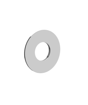 Fratelli Frattini R19042 piastra in ottone per bocca lavabo a parete