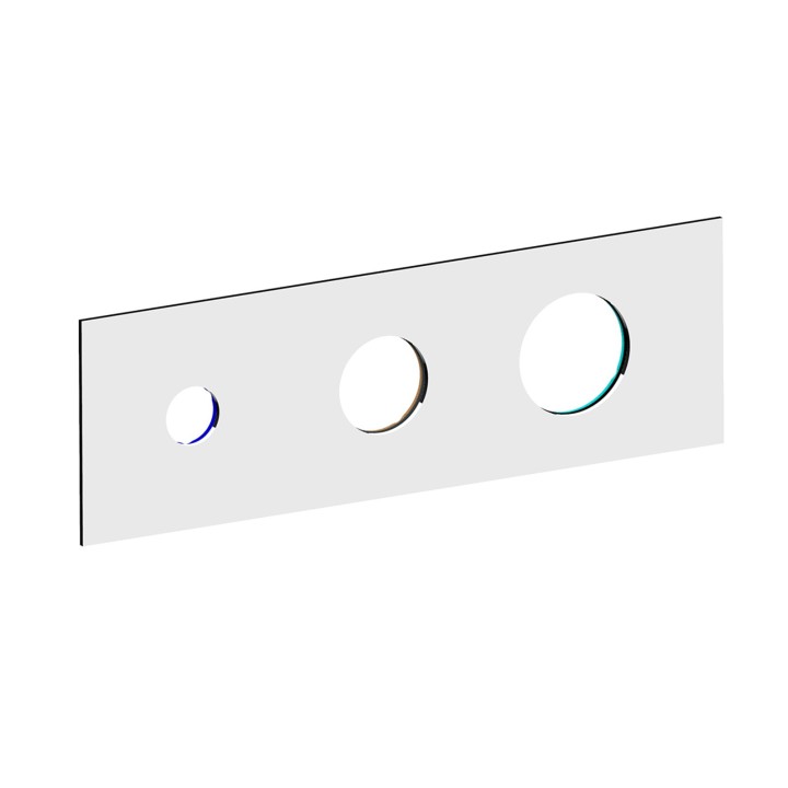 Fratelli Frattini R19062 piastra in ottone per incasso 2 vie Fratelli Frattini R19062 piastra in ottone per incasso 2 vie